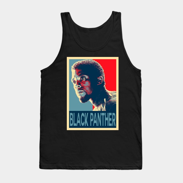 Black Panther Poster Tank Top by Chinadesigns
